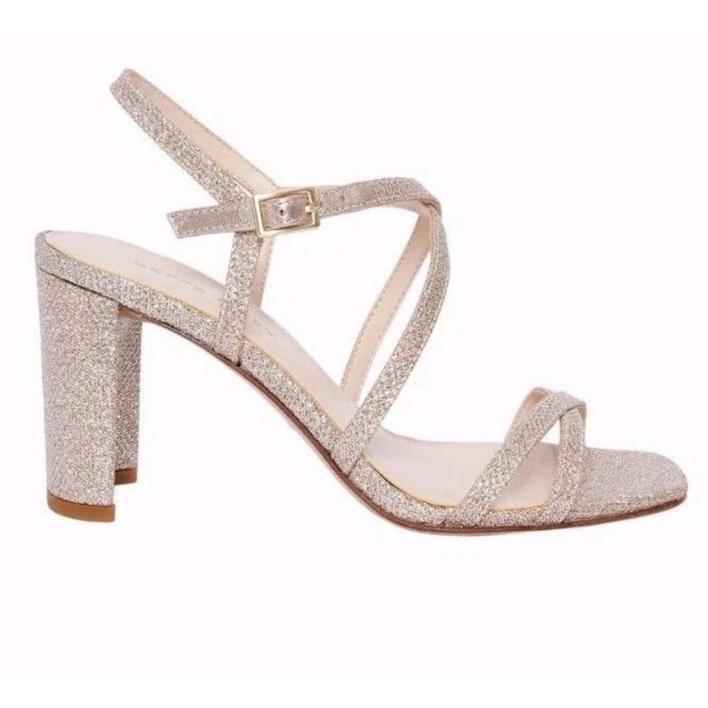 Pelle Moda - Noreen 2 High Heel - Silver Womens Sz7 Sparkles